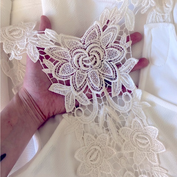 Lace Back Fit and Flare Dress - Picture 5 of 5